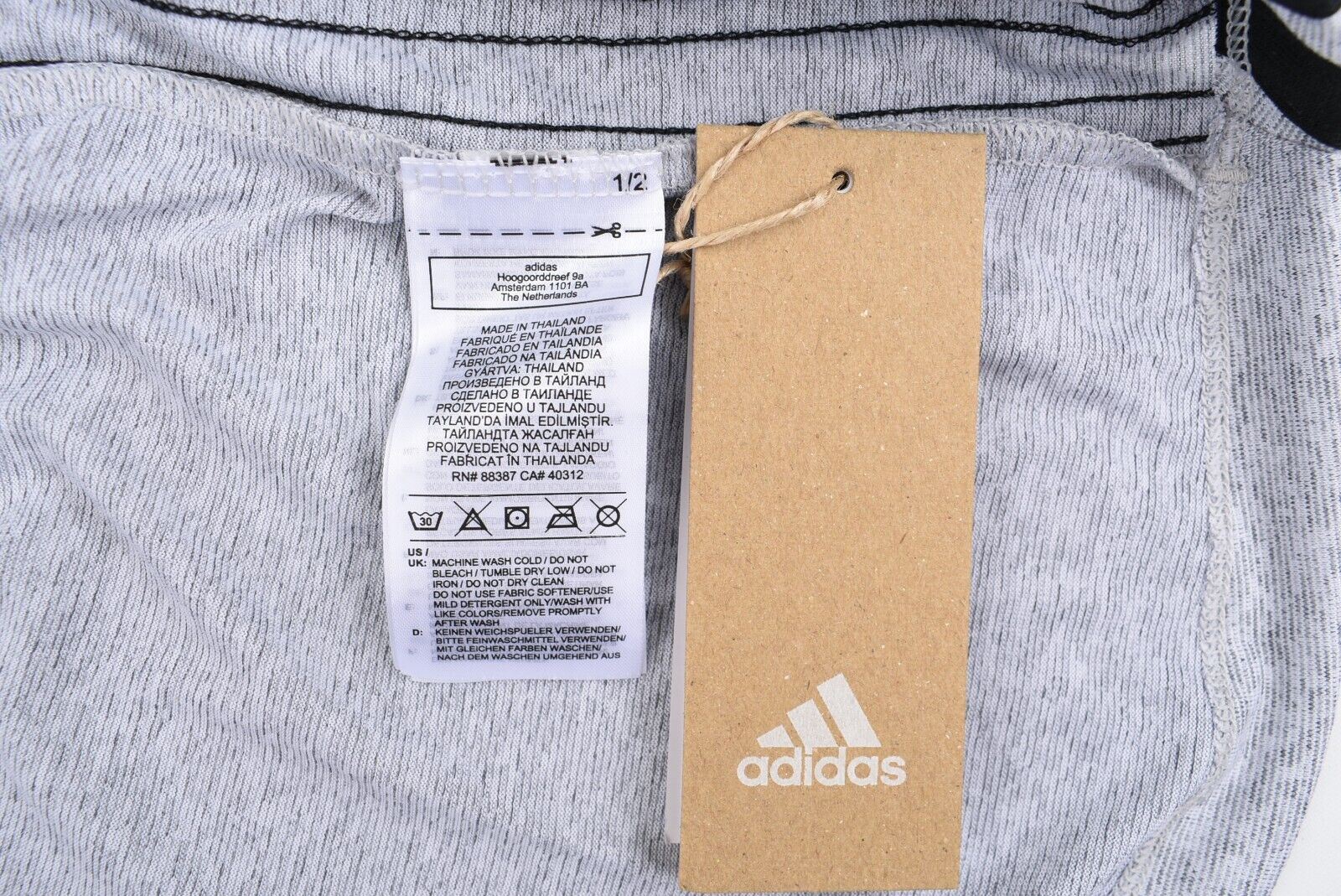 ADIDAS Performance Women's 3-Stripe T-shirt, White/Black, size XS /UK 4-6