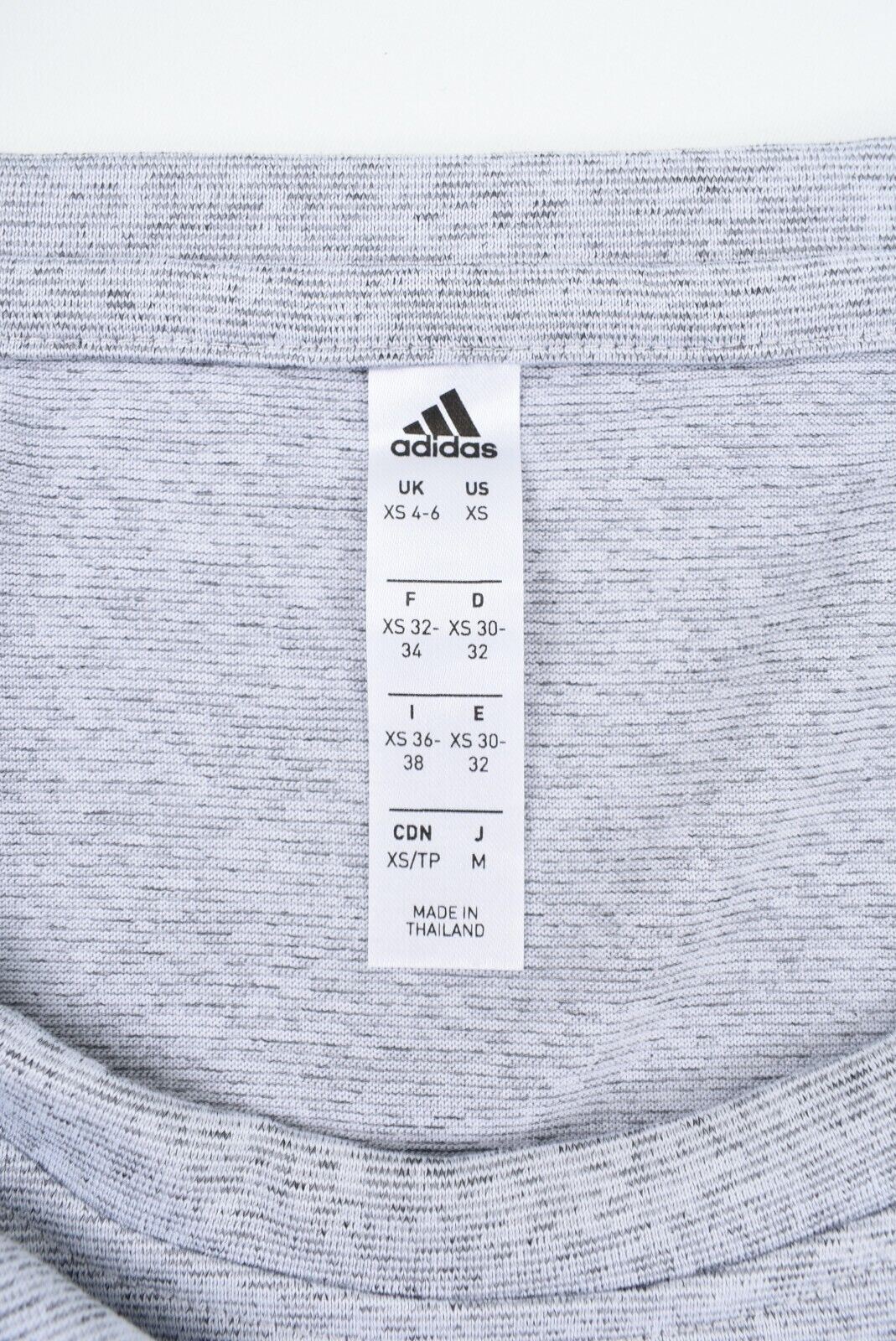 ADIDAS Performance Women's 3-Stripe T-shirt, White/Black, size XS /UK 4-6