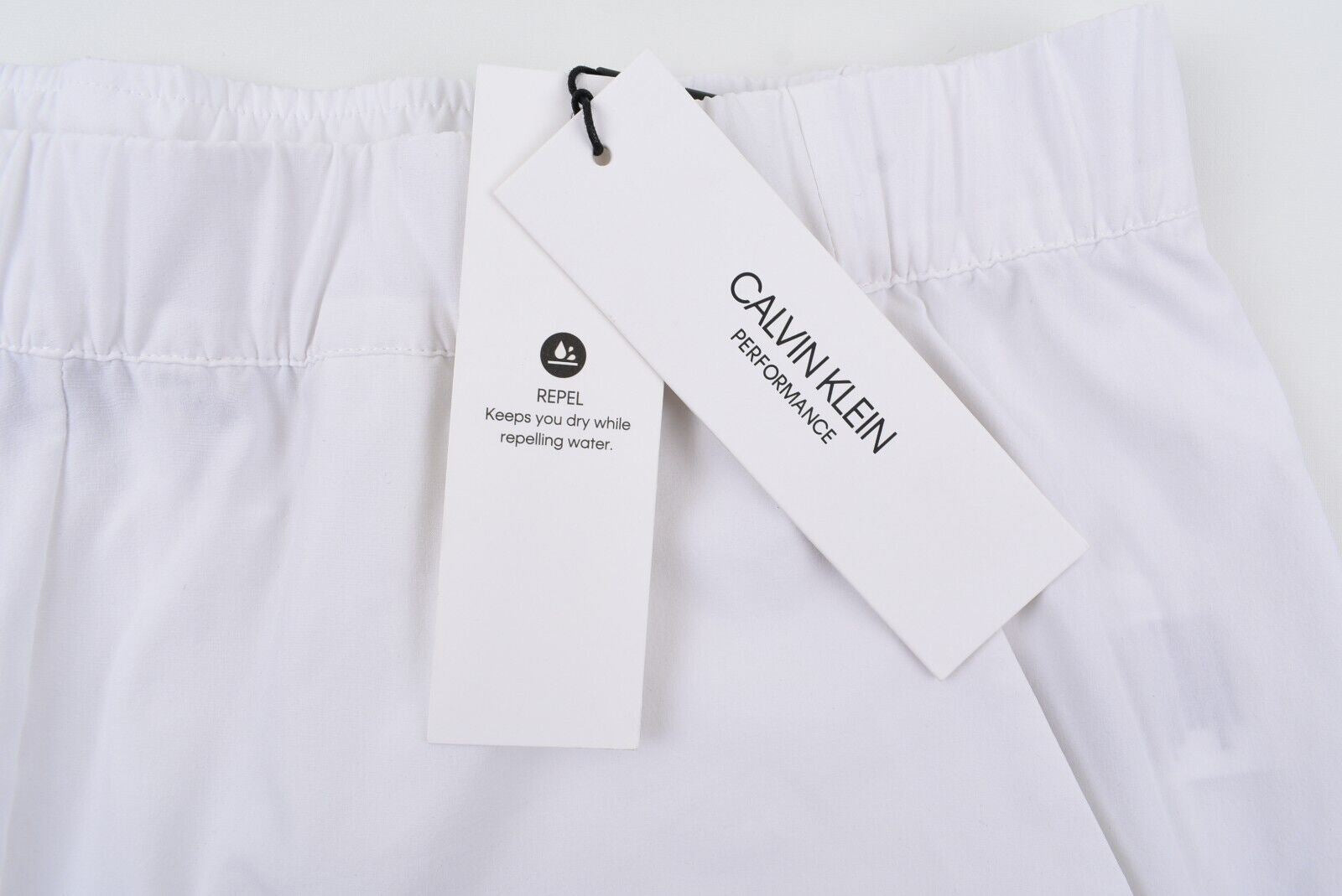 CALVIN KLEIN Performance: Women's Woven Shorts, White, size L /UK 14