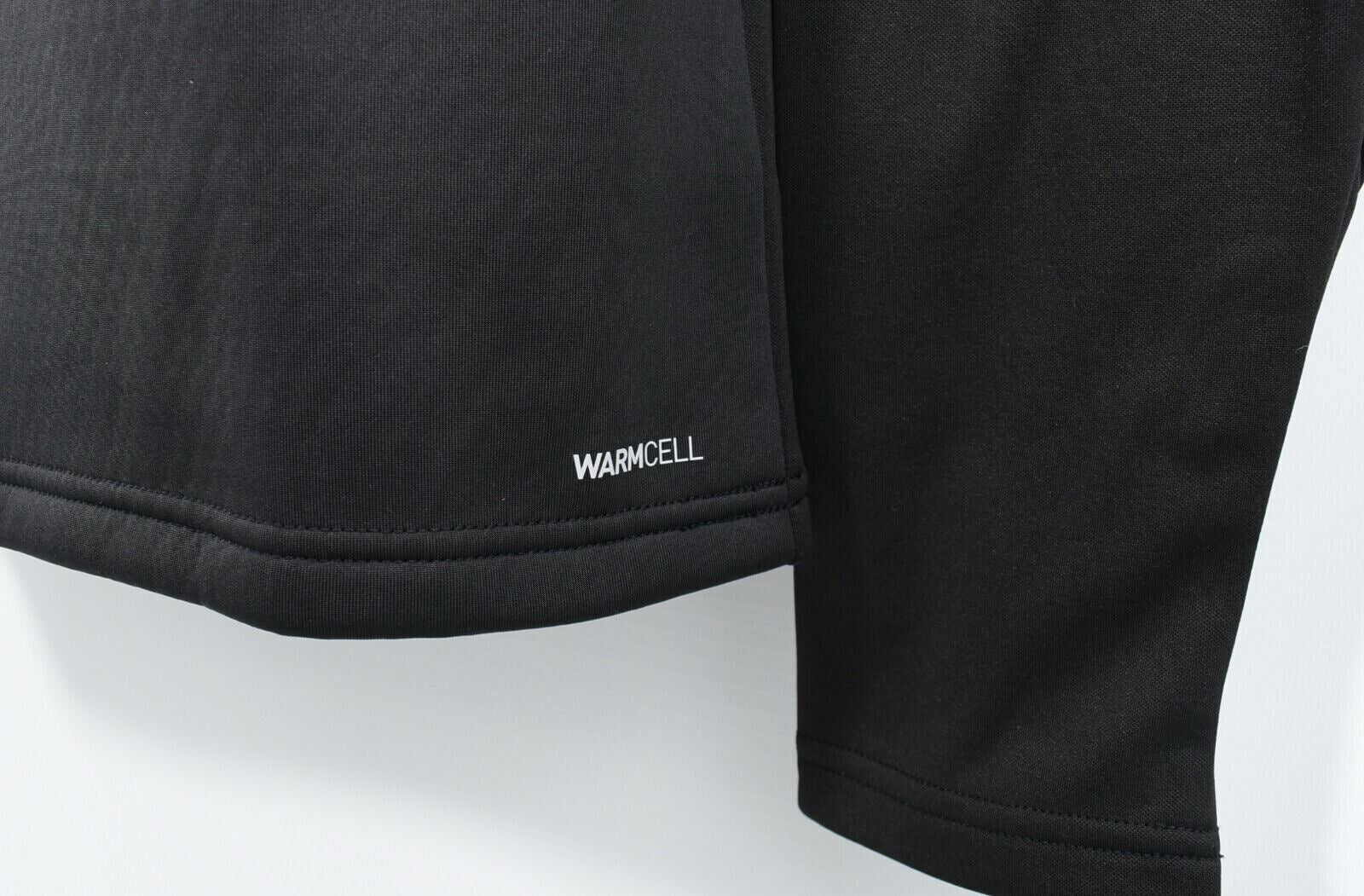 PUMA Men's KING WarmCell 1/2 Zip Sweatshirt, Black/Gold, size SMALL