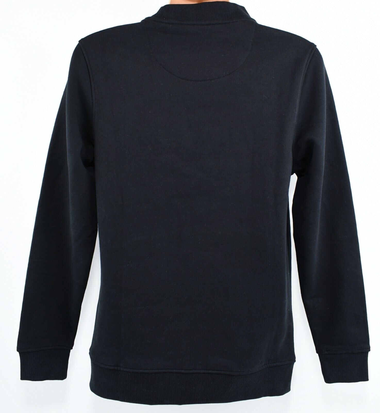 FIRETRAP Men's Crew Sweatshirt, Black, size LARGE