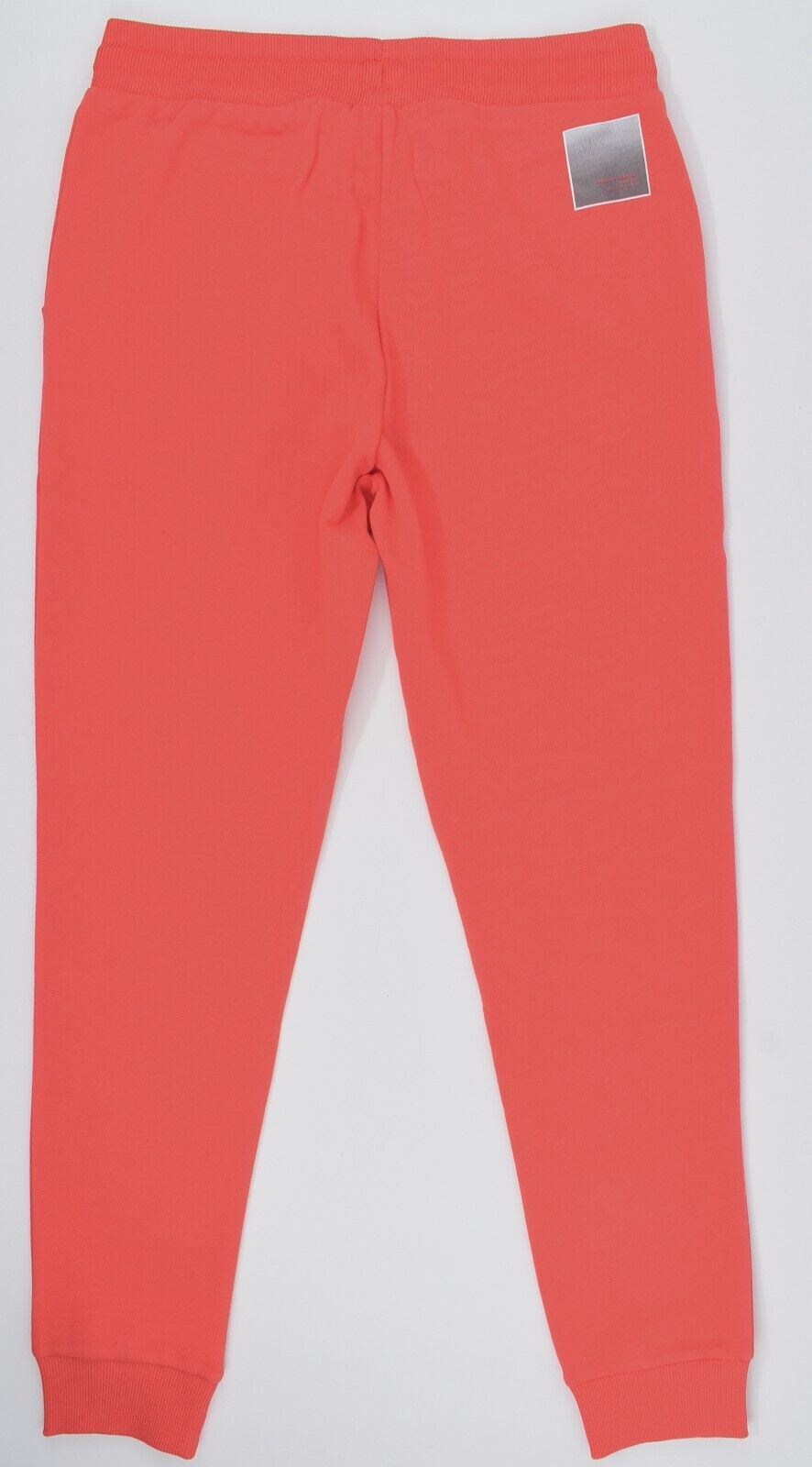 ARMANI EXCHANGE Women's Tab Logo Cuffed Joggers, Sangria Red, size M /UK 12