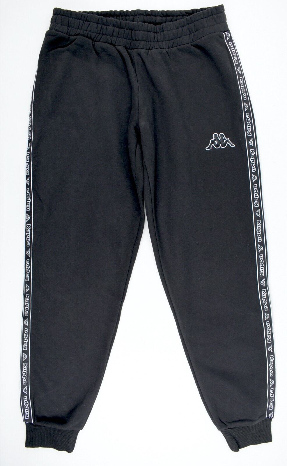 KAPPA Women's Side Tape Joggers /Sweatpants, Black, size M /UK 12