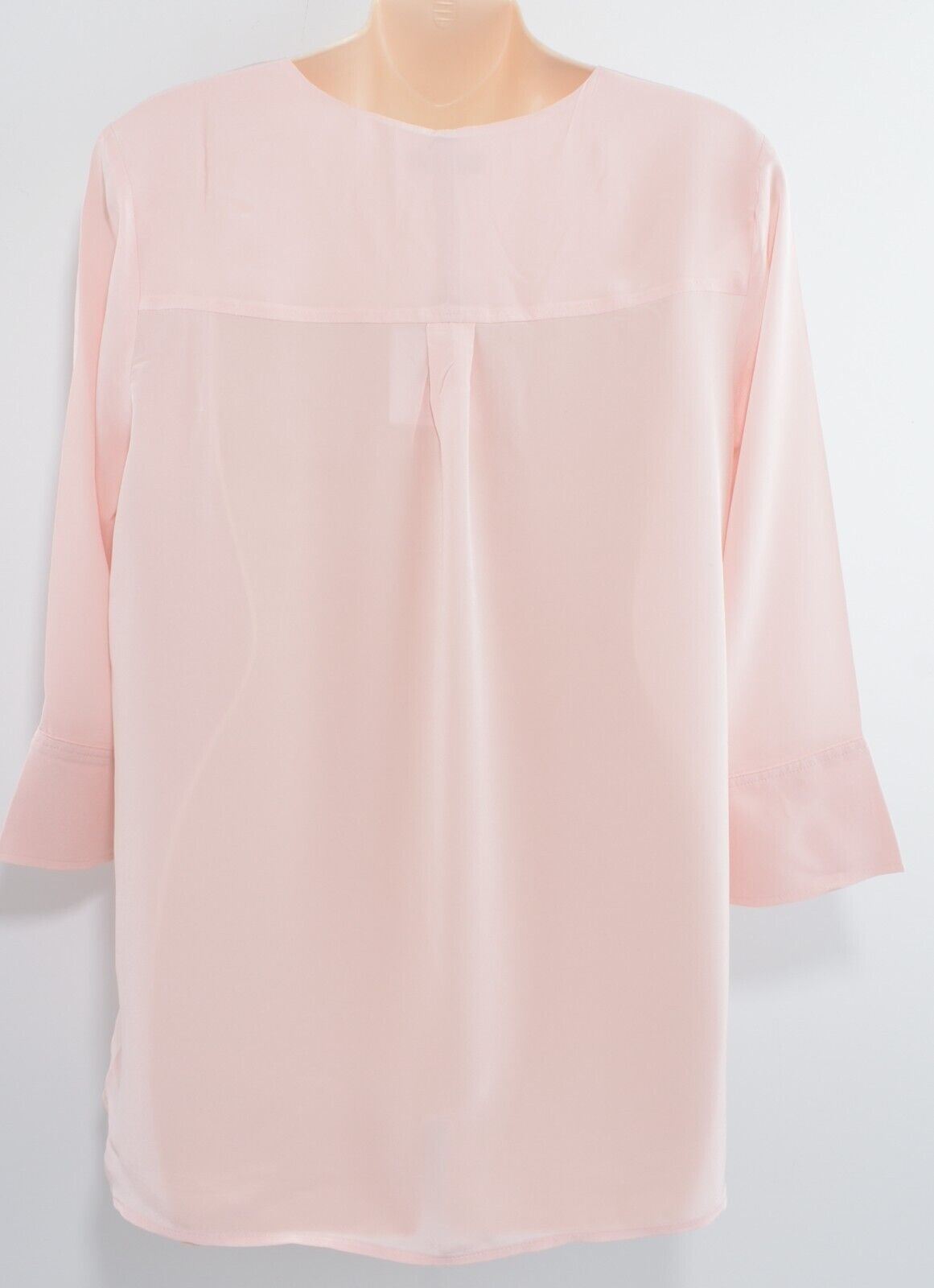 TOMMY HILFIGER Womens LOTTIE V-neck Blouse Top, Light Pink, size UK 6