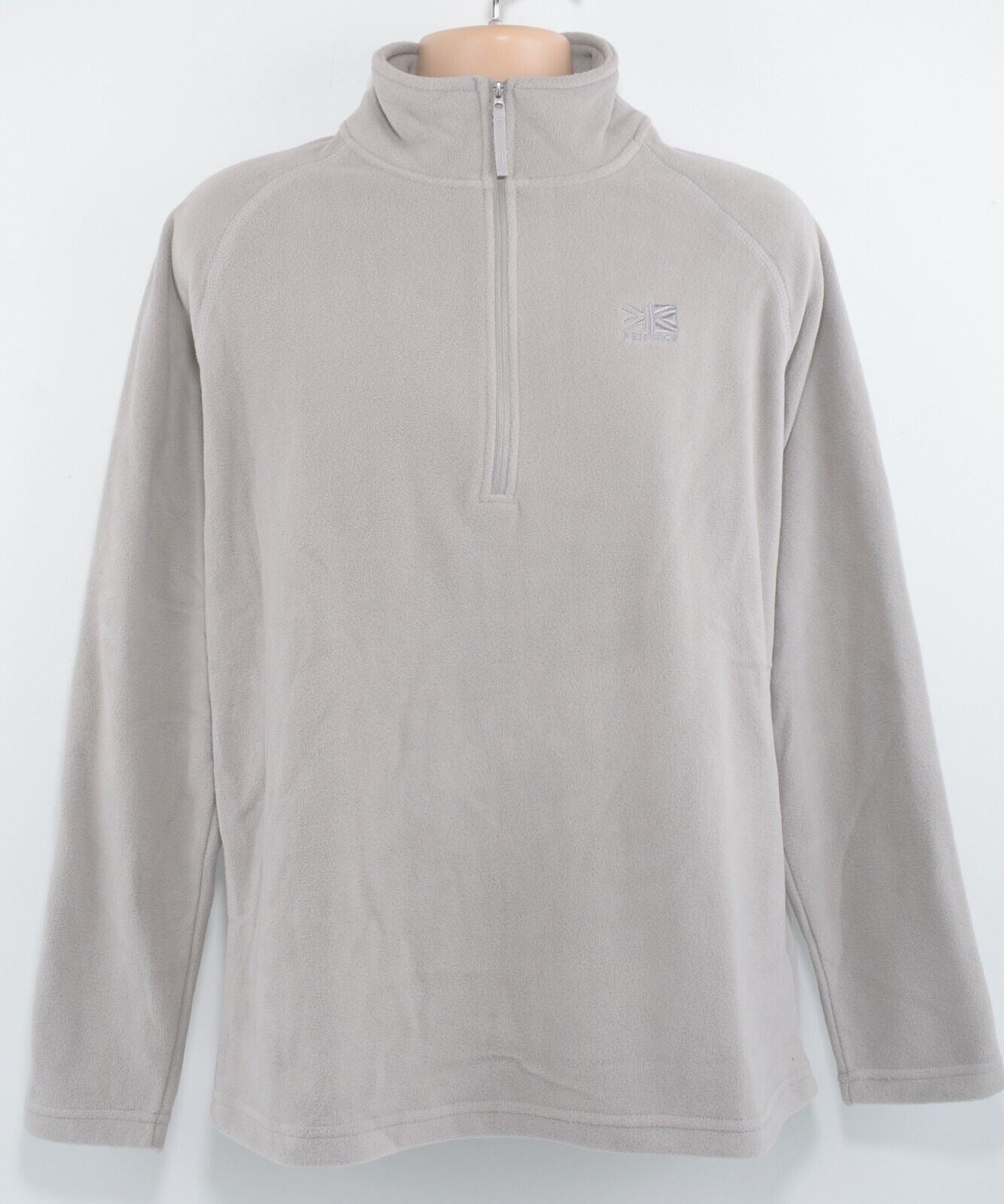 KARRIMOR Men's ASPEN Microfleece 1/3 Zip Fleece Sweatshirt, Grey, size XL