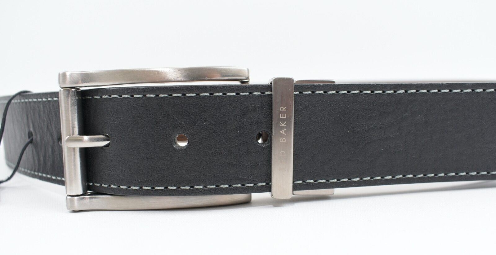 TED BAKER Mens PECKAM Genuine Leather Reversible Belt, Black/Brown size 32