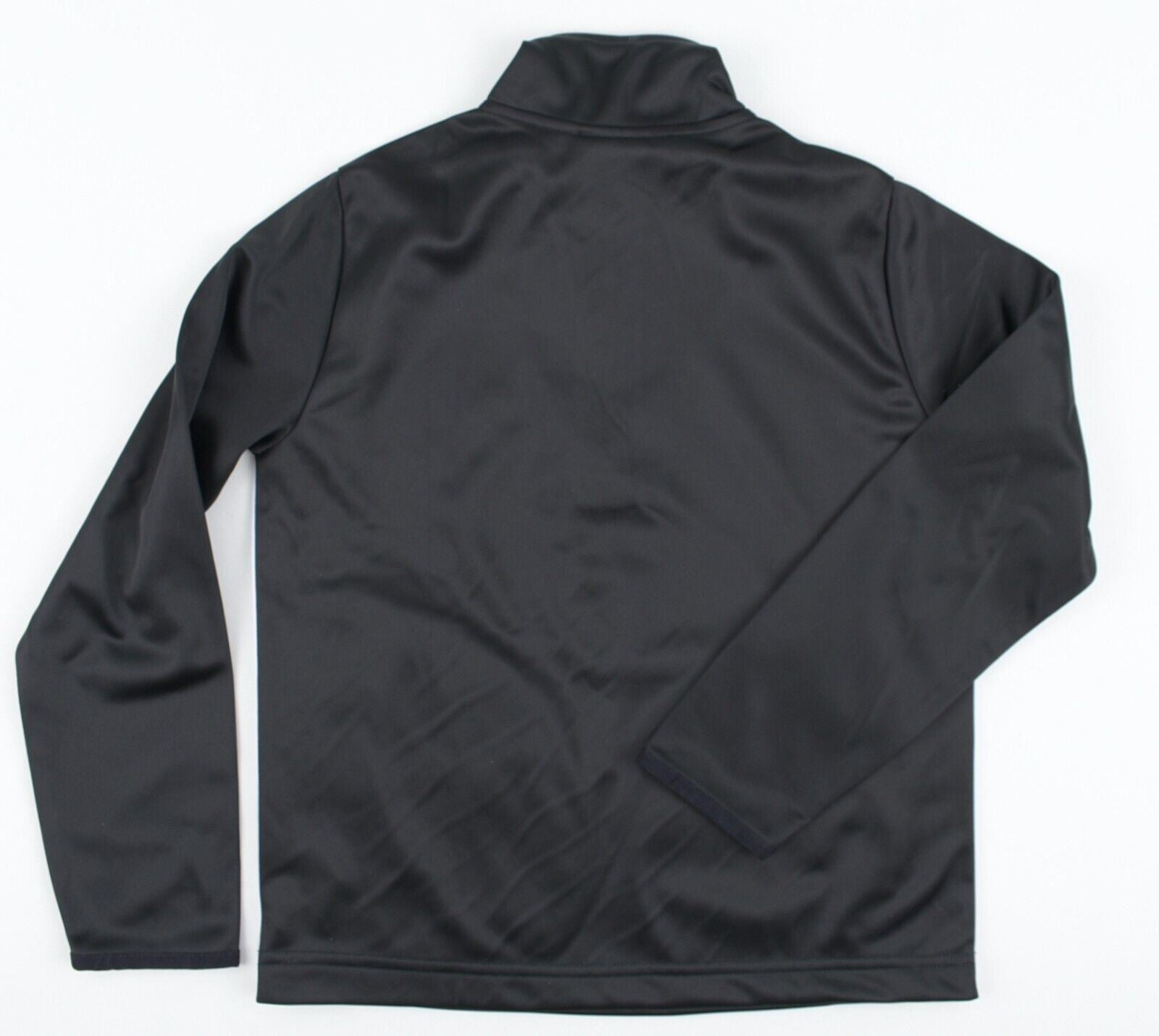 LONSDALE Kids 1/3 Zip Sweatshirt Track Top, Black, size 7-8 years