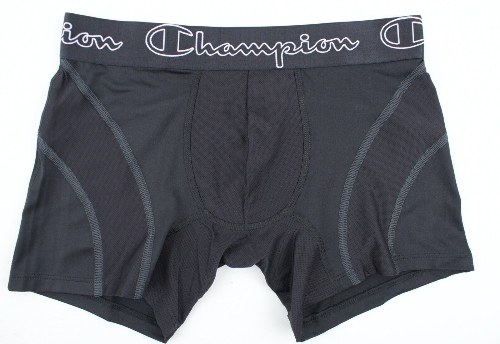 CHAMPION Mens Performance Cool Air Microfibre Boxer, Black, size SMALL