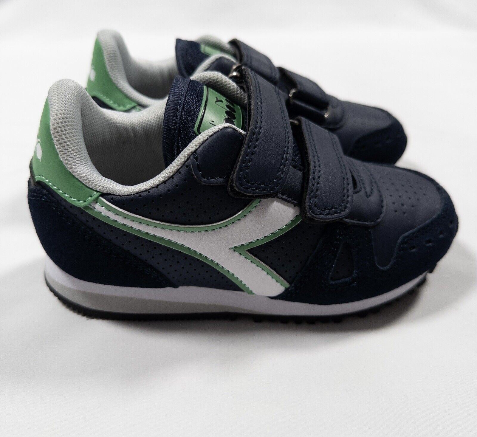 Diadora Kids Boys Navy Blue Trainers Size UK 11 infant