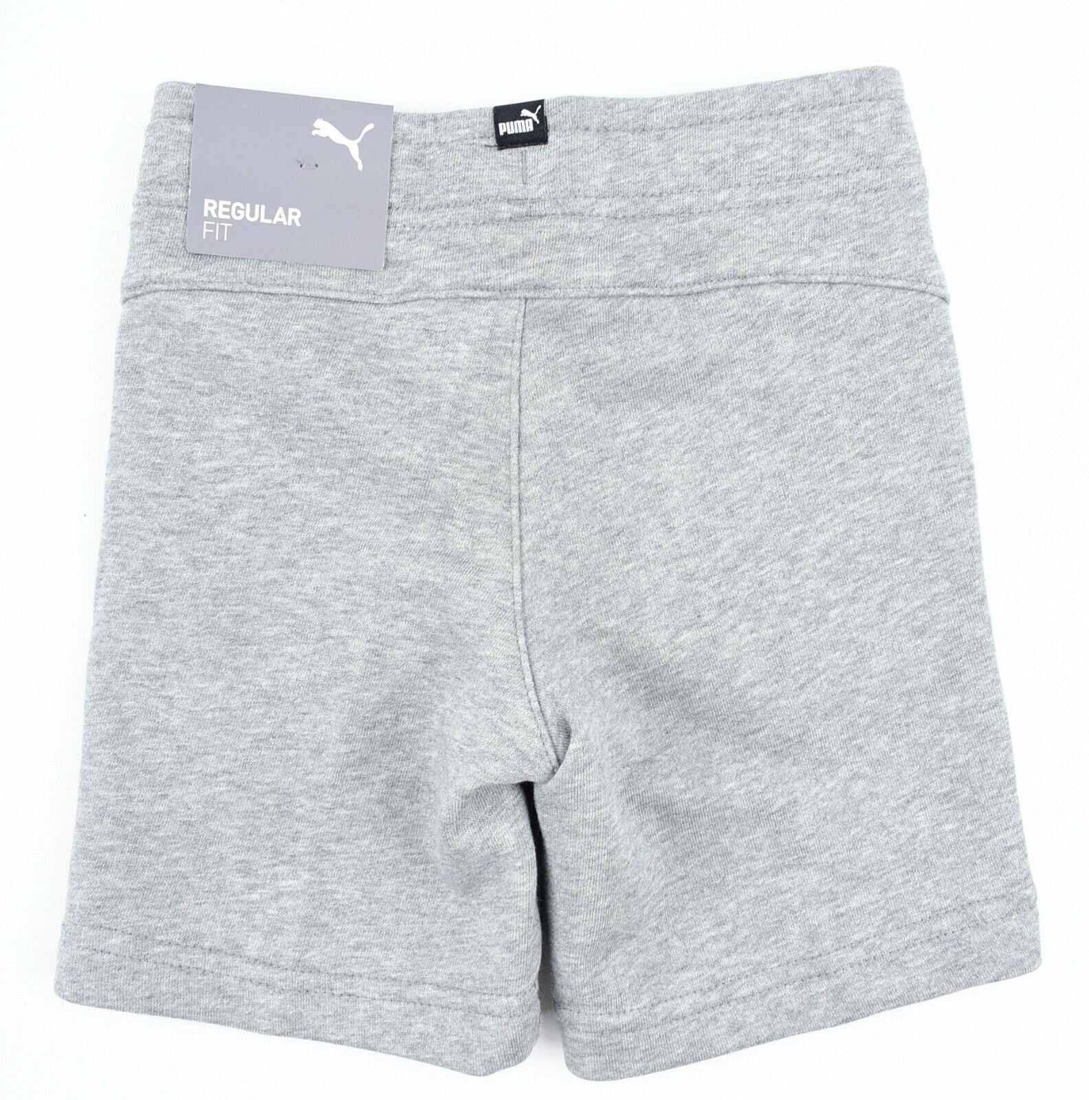 PUMA Kids Boys French Terry Sweatshorts, Grey, size 2-3 years
