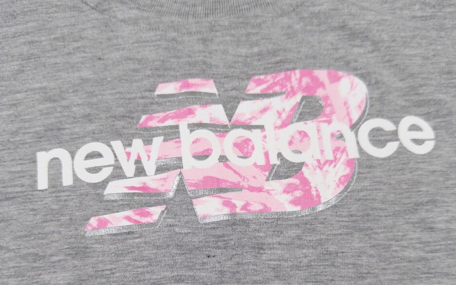 NEW BALANCE Kids Girls Grey T-shirt Top Size UK 4 T
