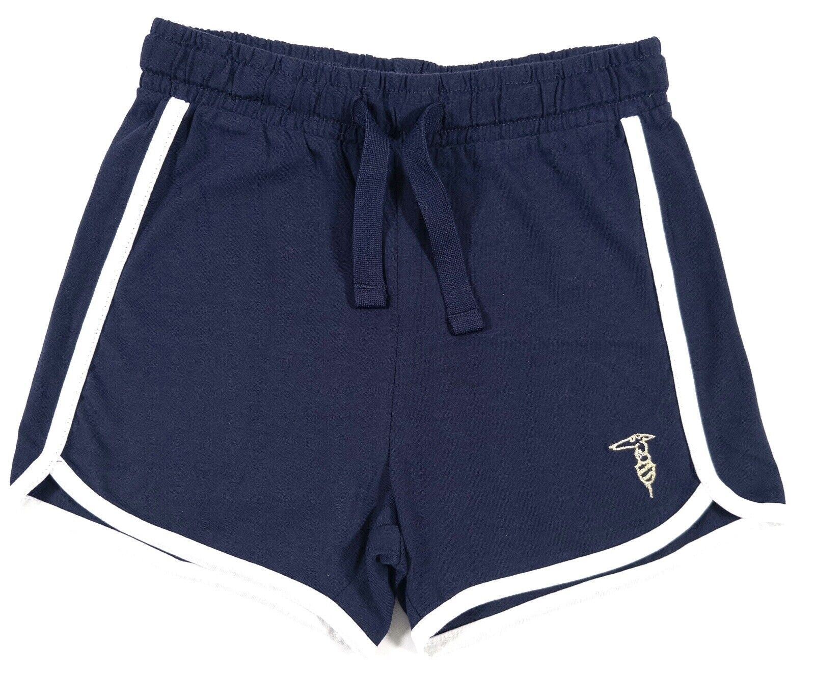 TRUSSARDI Kids Girls Navy Blue Shorts Casual Size UK 14 Years