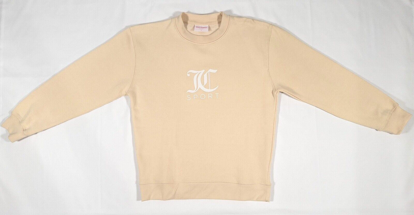 JUICY COUTURE SPORT Women's Sweatshirt Jumper Cream Size UK Small