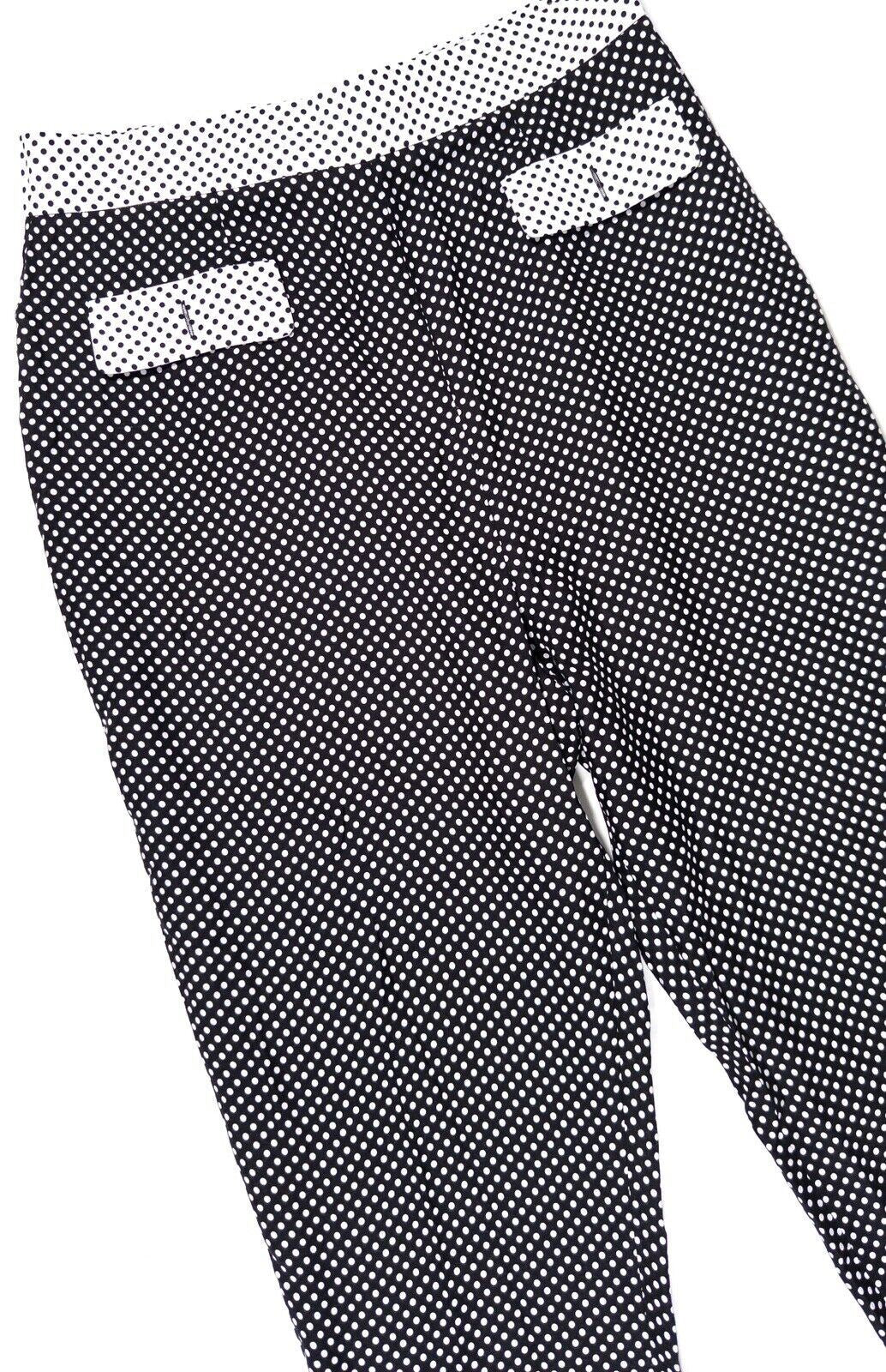 RIXO and Christian Lacroix Spotty Black and White Women's Trousers Size UK 14
