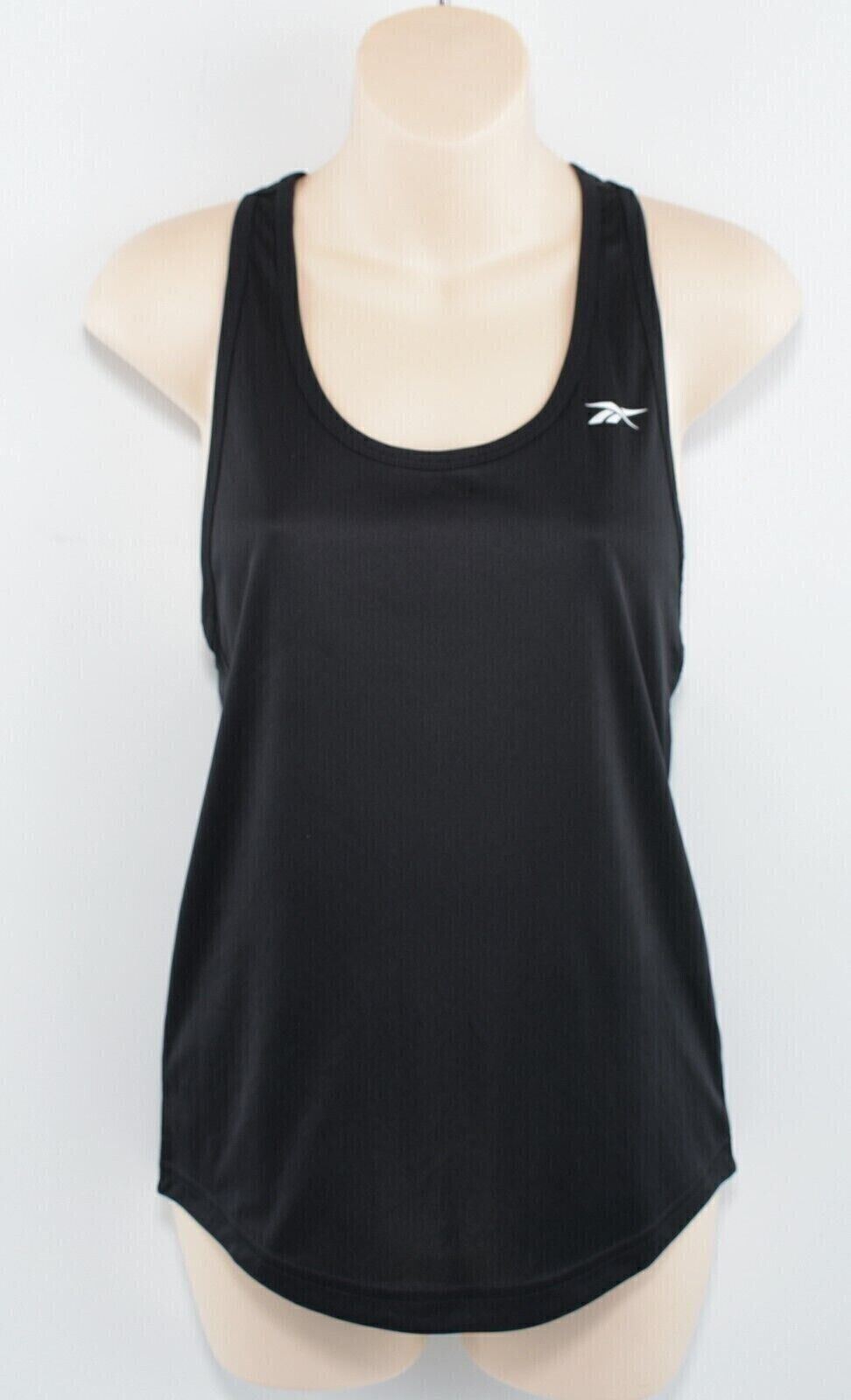 REEBOK Women's SPEEDWICK Workout Tank Top, Black, size S /UK 12-14