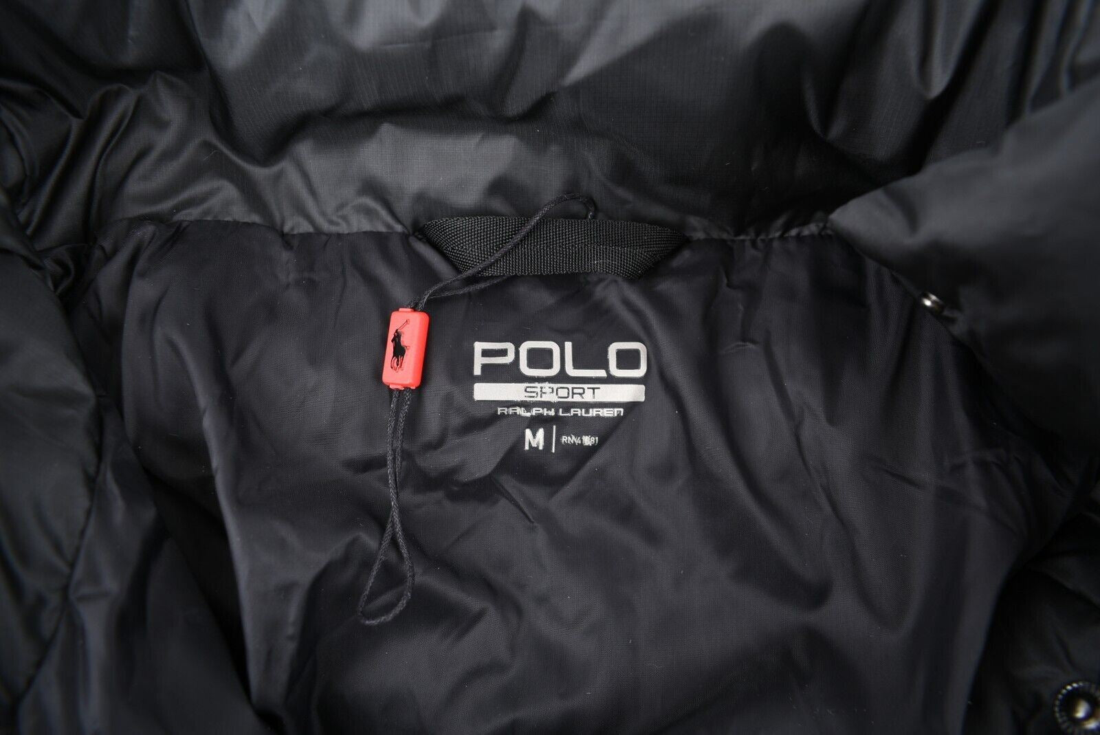 POLO SPORT RALPH LAUREN Mens Lightweight Quilted Jacket, Black, size M