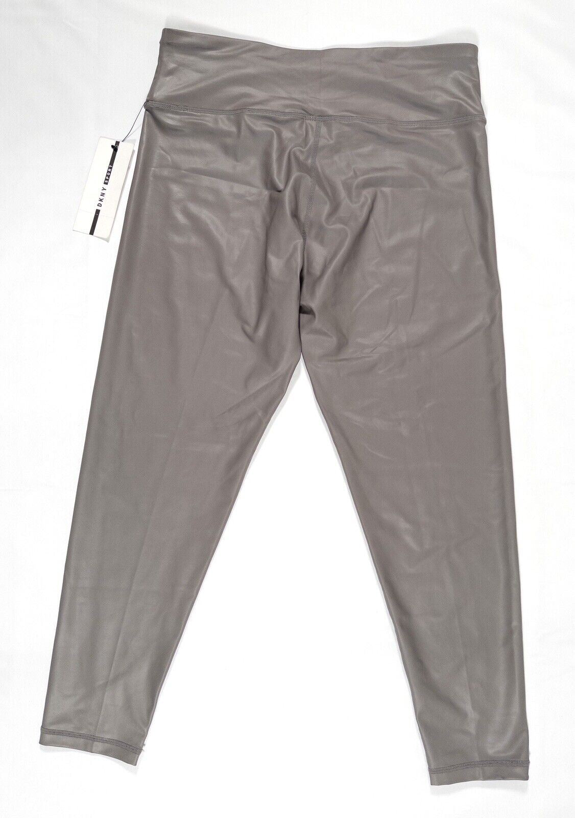 DKNY SPORT Women's Grey Capri Leggings Size UK Large