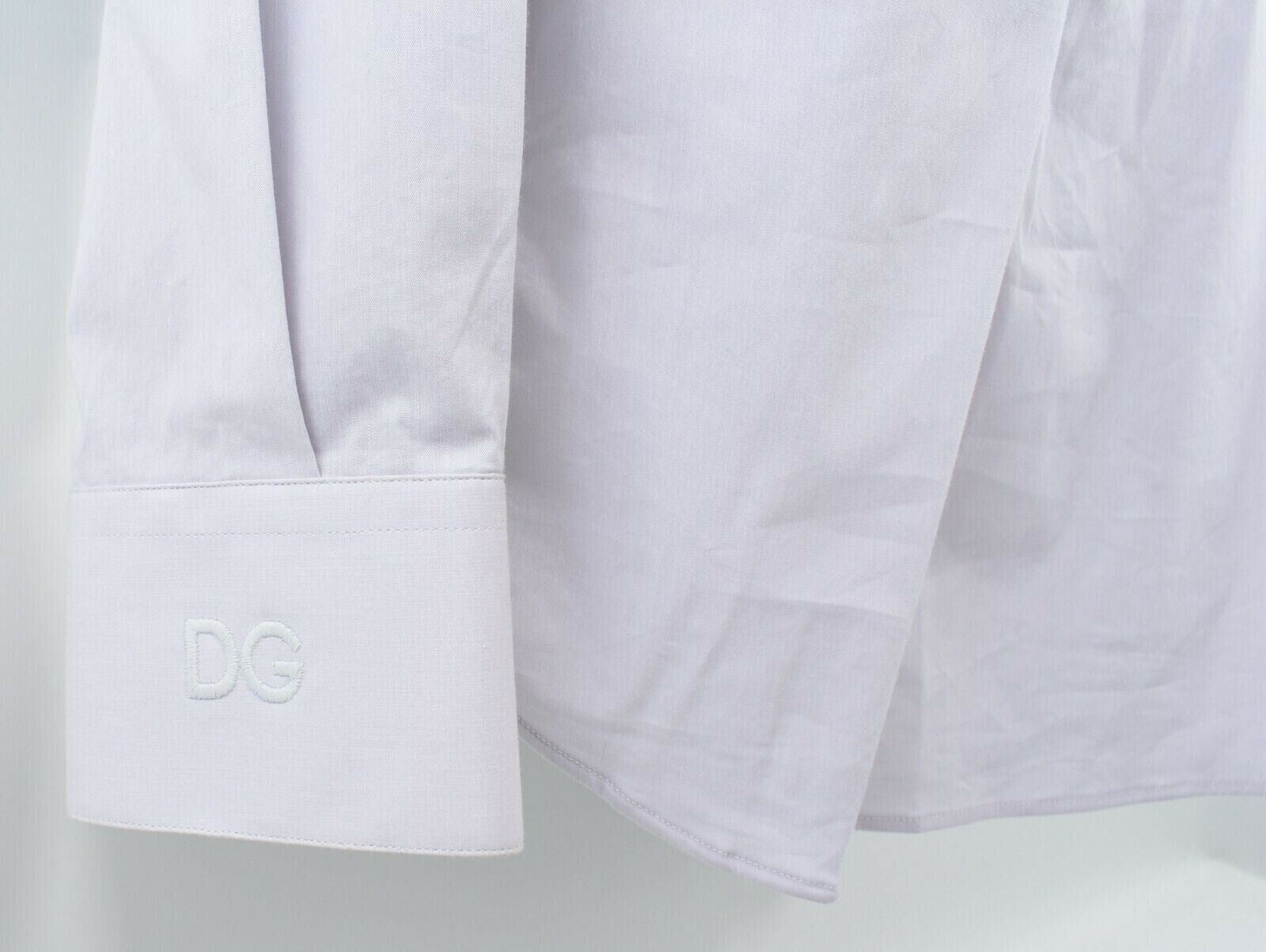 DOLCE & GABBANA Mens Long Sleeve Light Grey Shirt, size collar 17.5"