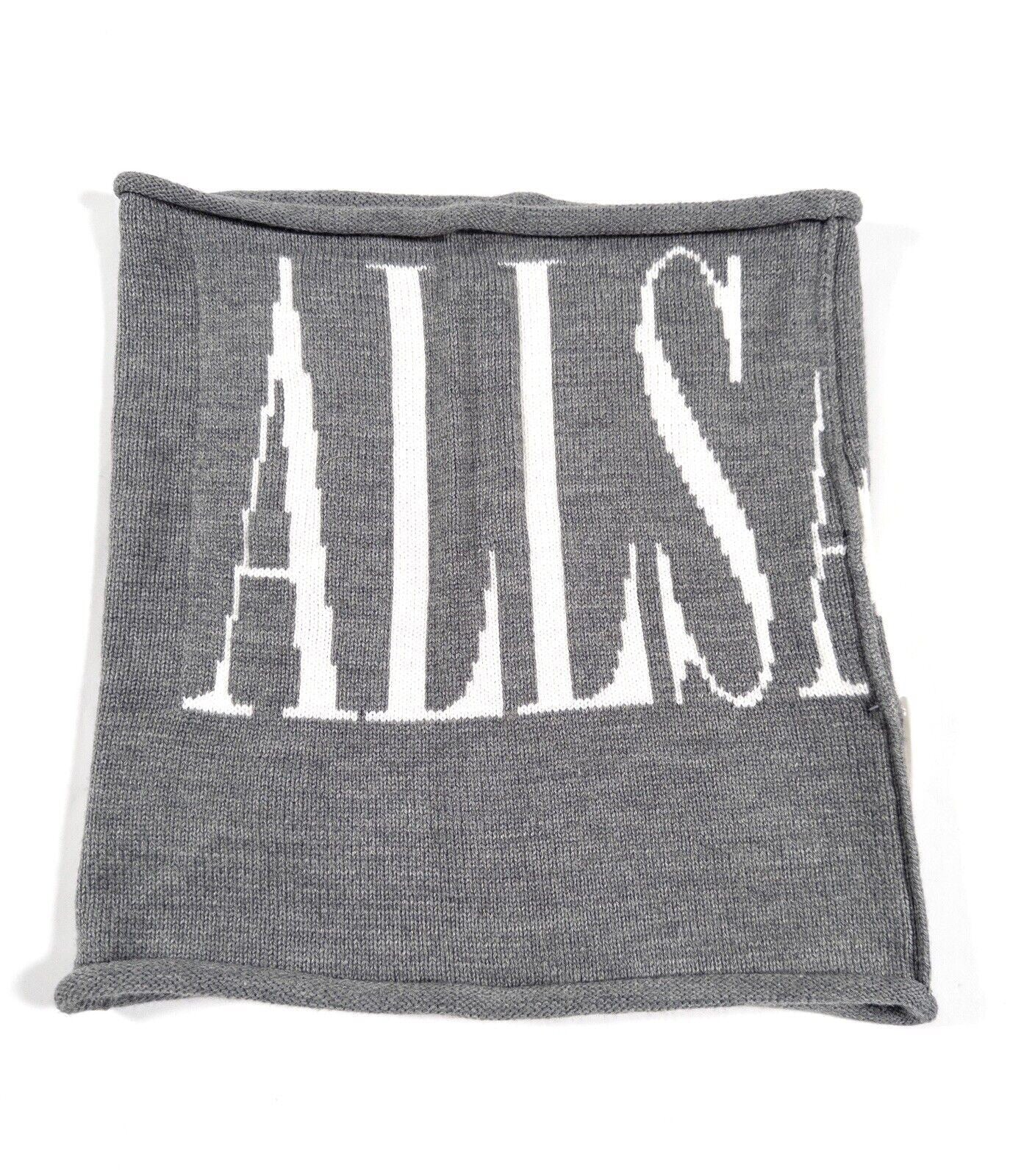 ALL SAINTS Men's Grey Snood Scarf Size UK One Size