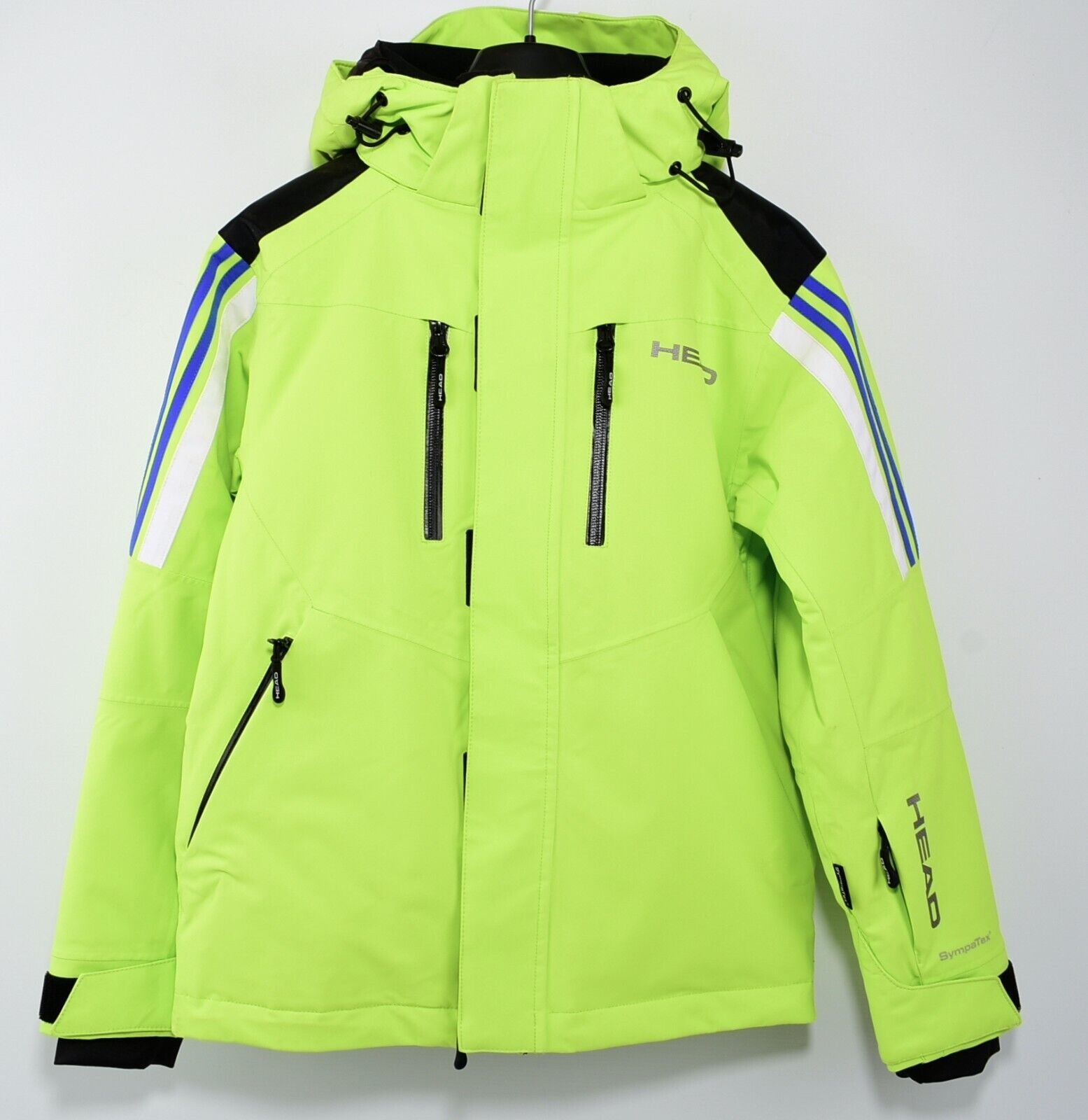HEAD PRO JUNIOR Boys Ski Jacket, Neon Green, size 10 years /140cm