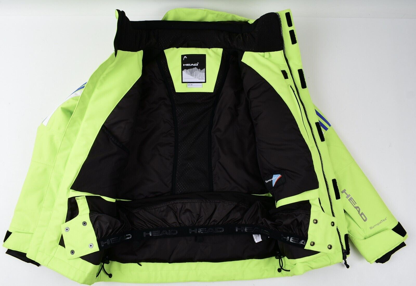 HEAD PRO JUNIOR Boys Ski Jacket, Neon Green, size 10 years /140cm