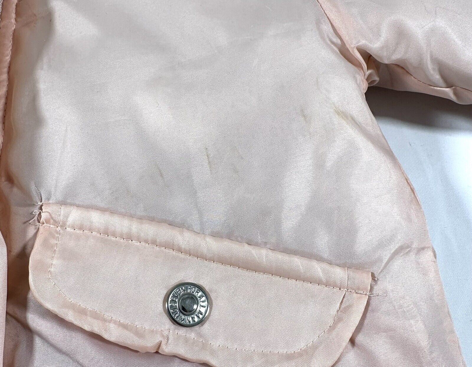 7 FOR ALL MANKIND Infant Girls 3 piece set Pink Coat Top Jeans Size UK 12 Months