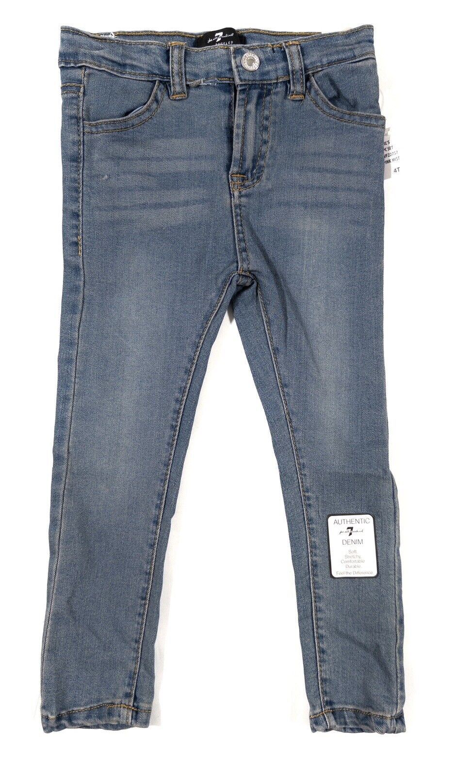 7 FOR ALL MANKIND Kids Girls 3 piece set Coat Top Trousers Size UK 4 Years