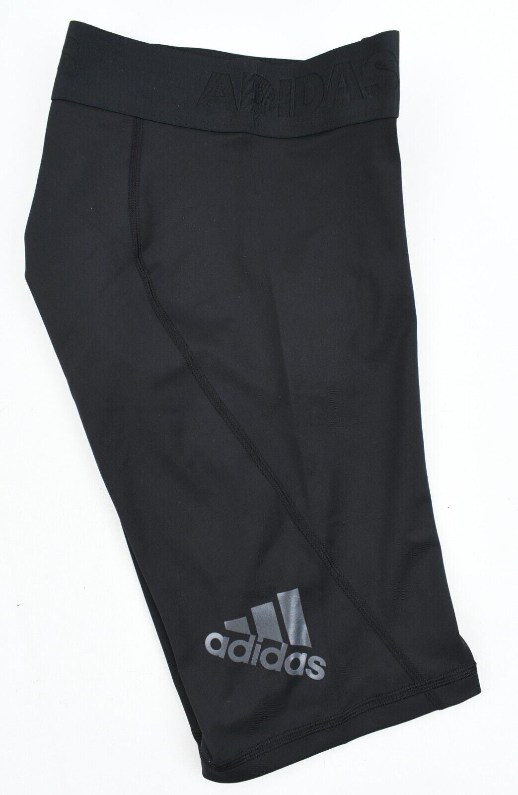 ADIDAS Mens Alphaskin Training Gym Shorts Tights, Black, size SMALL