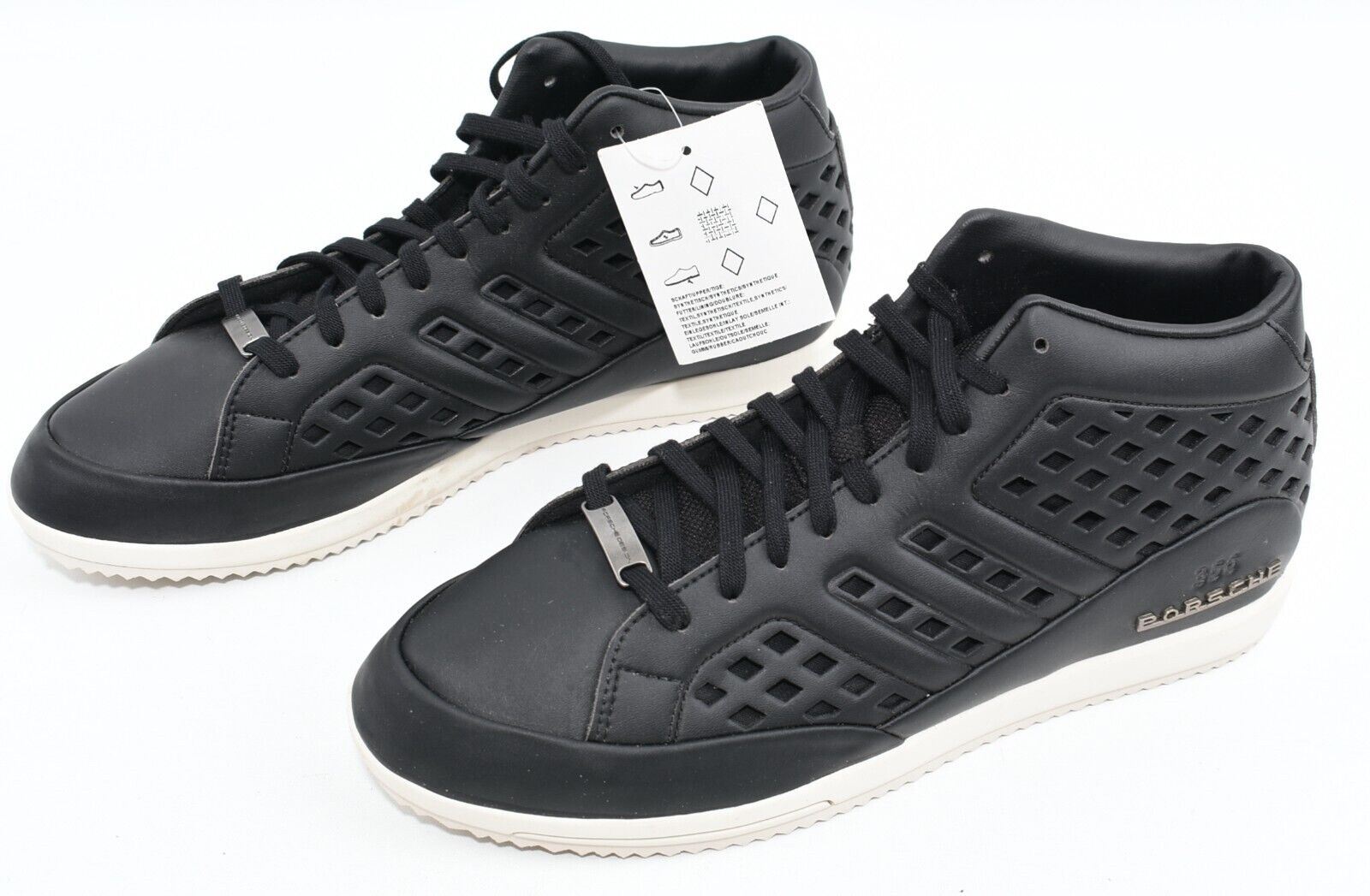 Adidas PORSCHE DESIGN 356 MID 1.3 Mens Black Trainers S75408 size UK 8