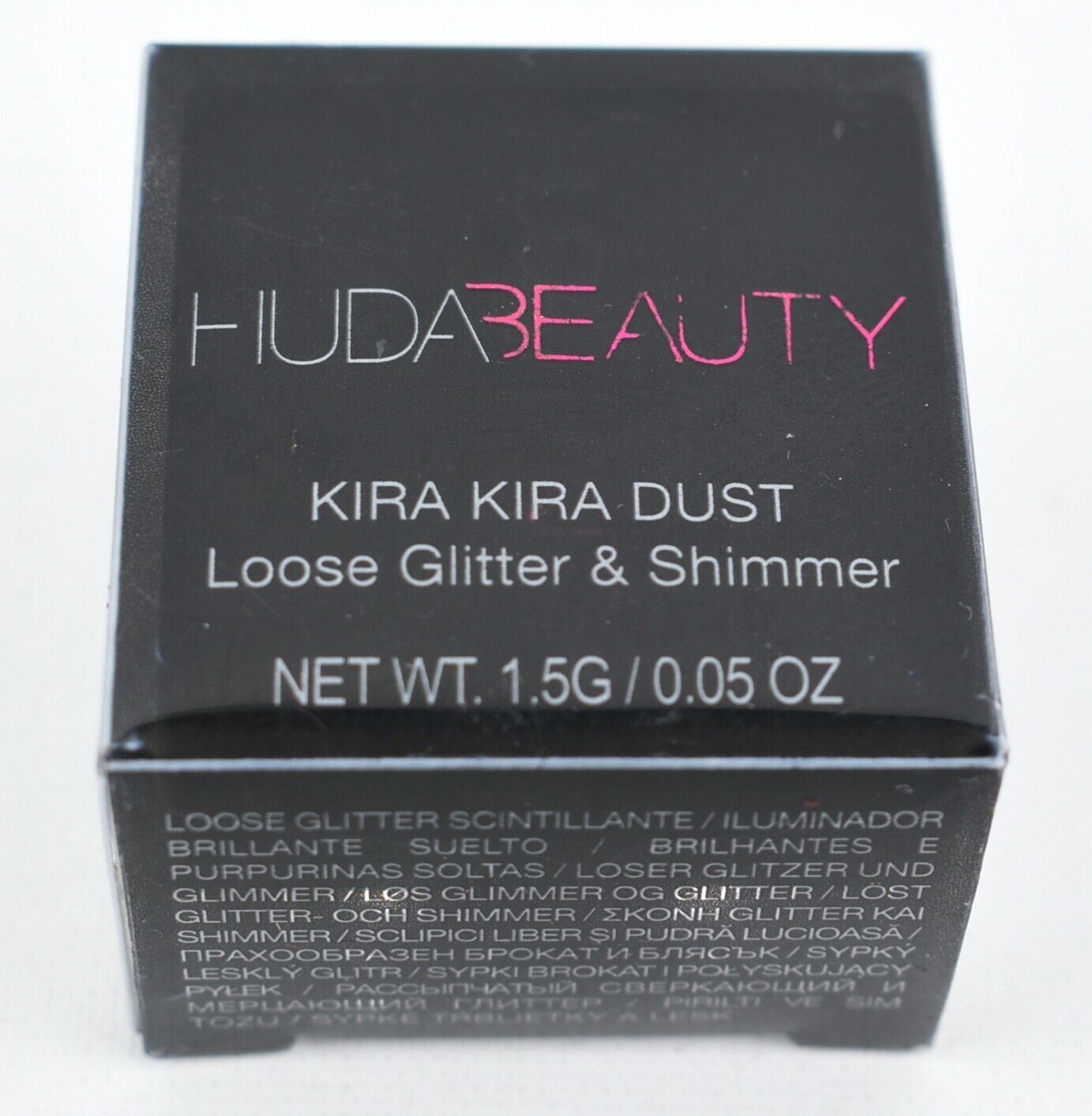 HUDA BEAUTY Kira Kira Dust Loose Glitter and Shimmer, My Assets (copper), 1.5g