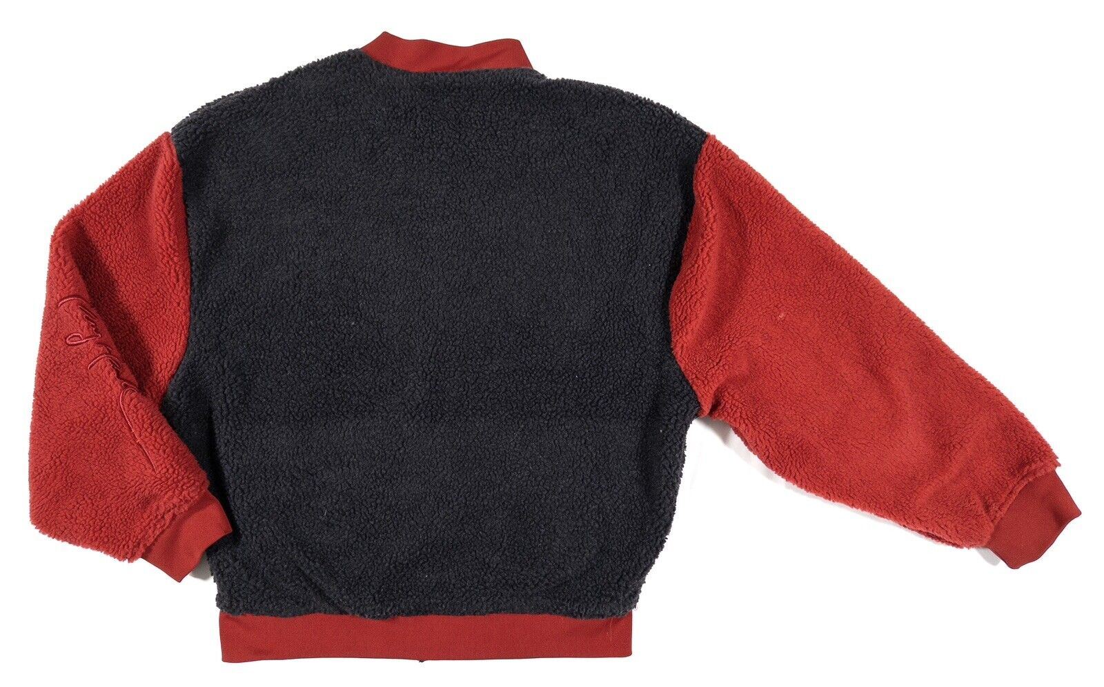 TONY HAWK Men's Varsity Bomber Jacket Fleece Black Red Size UK Medium