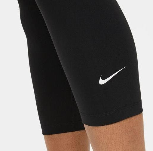 New Nike One Women's Dri -Fit Size XS Tight Mid Rise Capri Leggings Black
