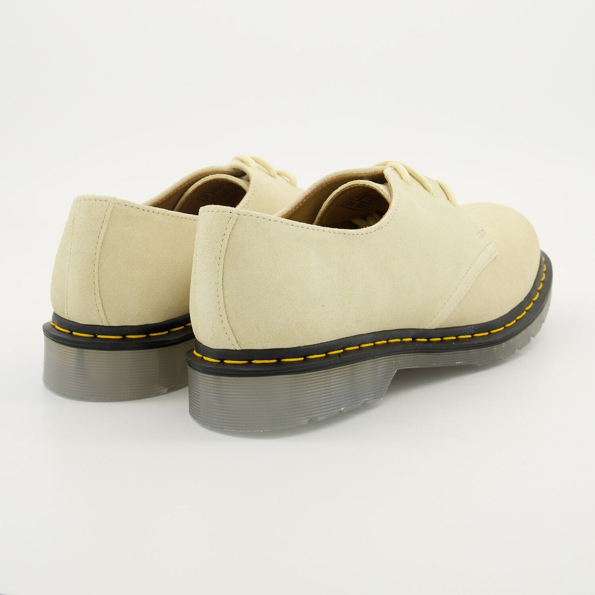 Mens Dr Martens 1461 Toile Cream Iced Suede Leather UK 10 EU45 RRP £120