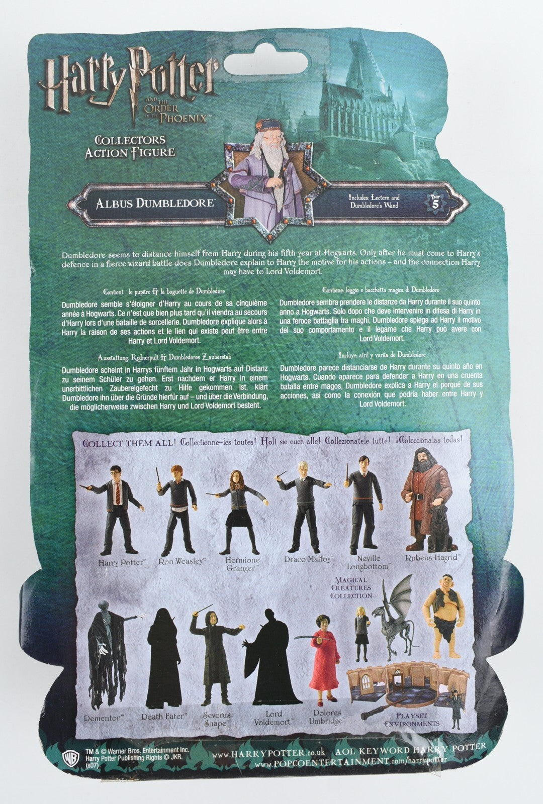 HARRY POTTER and the Order of the Phoenix - ALBUS DUMBLEDORE Collector's Figure