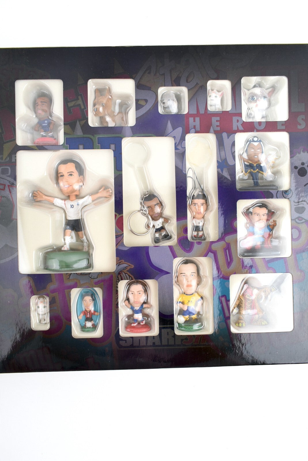 Corinthian ProStars Mixed Set - Marvel Heroes, Puppy, Kitty & Football Figures