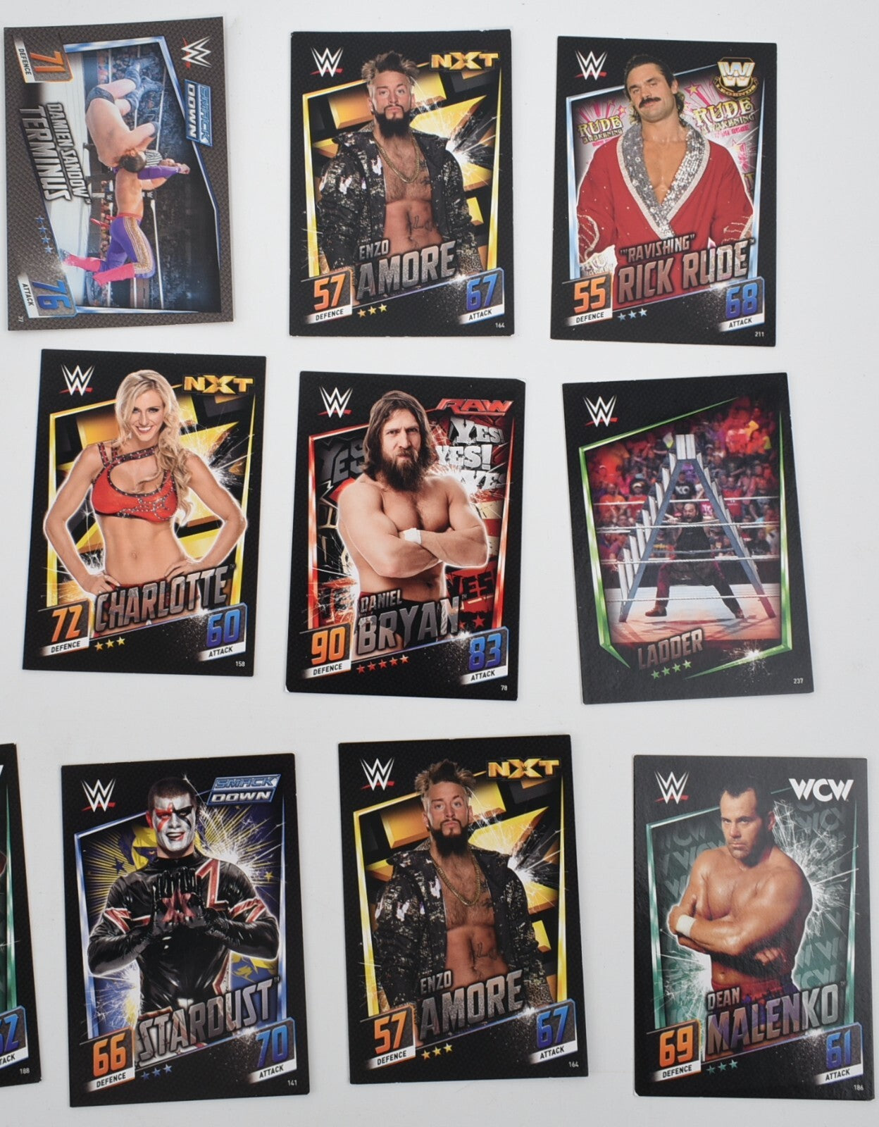 Topps Slam Attax Then Now Forever  ~ Trading Cards Bundle, Tin + 50 Cards