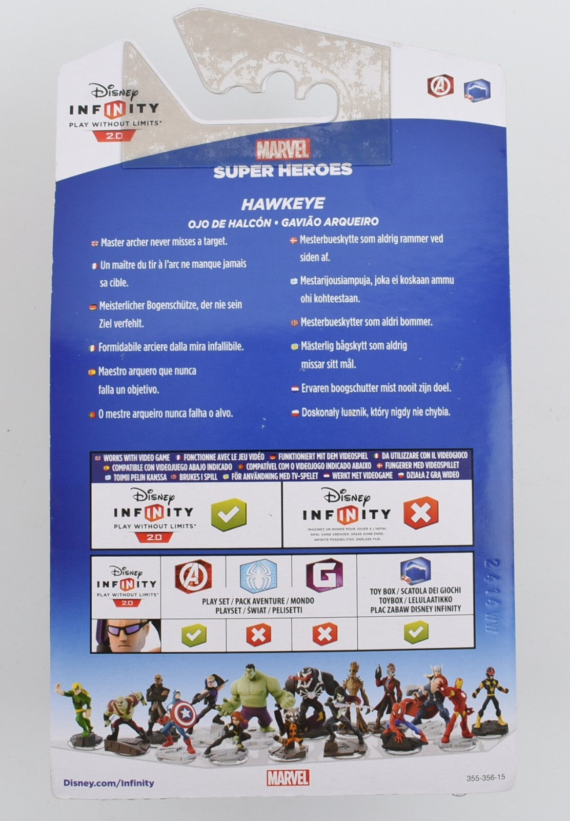 Disney Infinity 2.0 - Marvel Super Heroes Character Figure - HAWKEYE