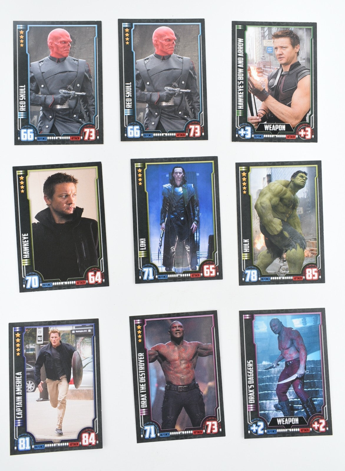 Topps Marvel Hero Attax - Trading Cards Bundle / Lot of 52 Cards