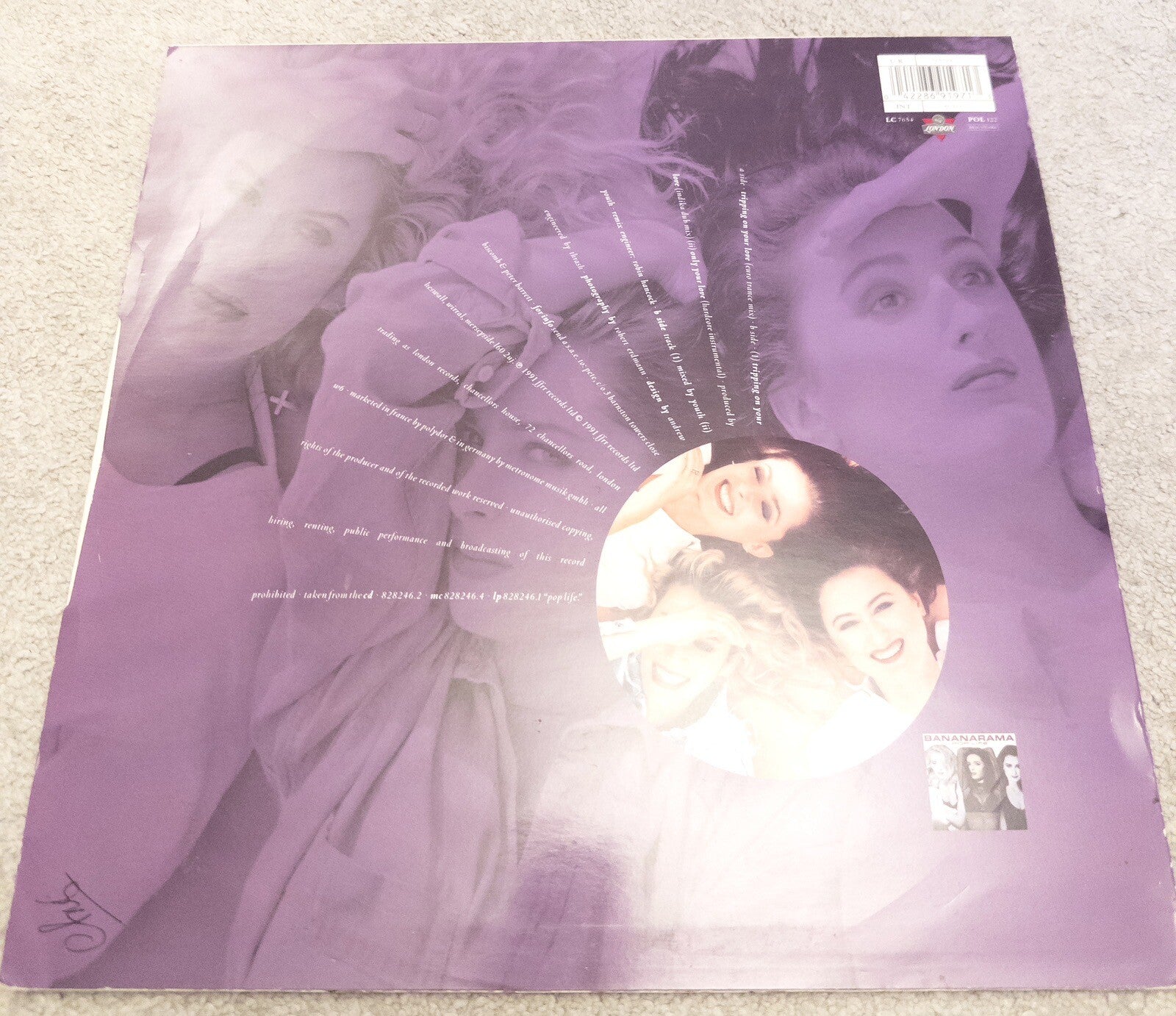 BANANARAMA- Tripping on your love- Vinyl LP