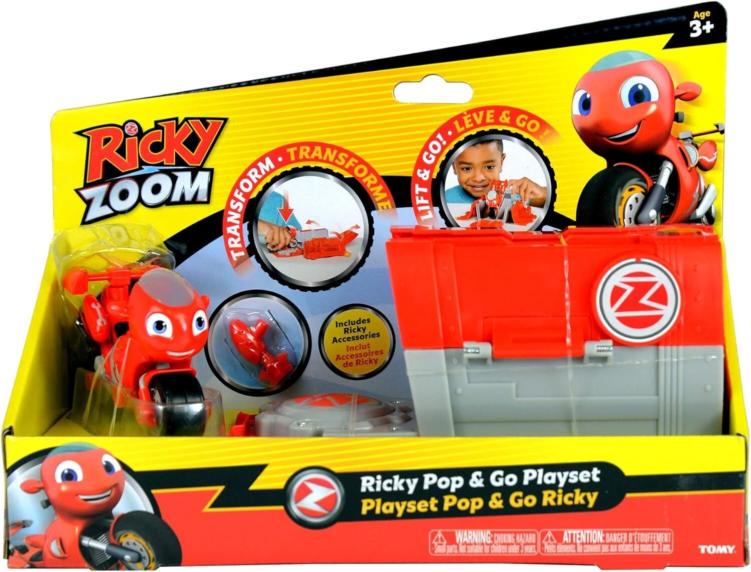 RICKY ZOOM Ricky Pop and Go Playset