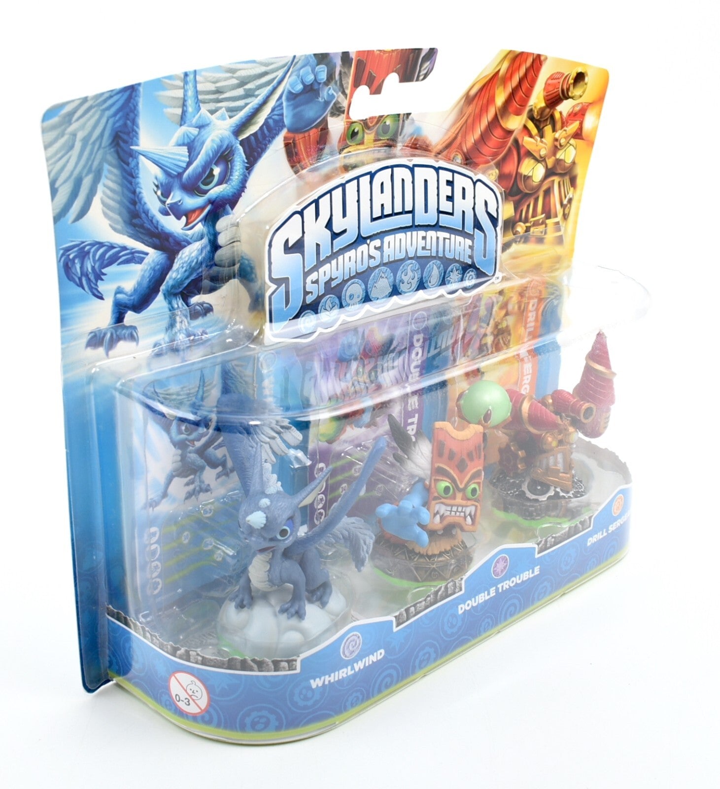 Skylanders Spyro's Adventure 3-Pack: Whirlwind | Double Trouble | Drill Sergeant