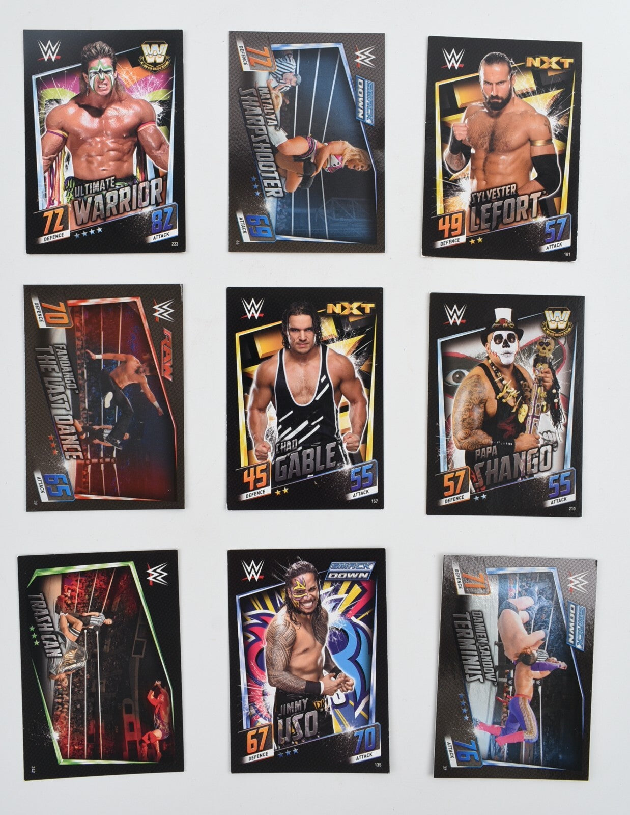 Topps Slam Attax Then Now Forever  - Trading Cards Bundle, Lot of 87 Cards