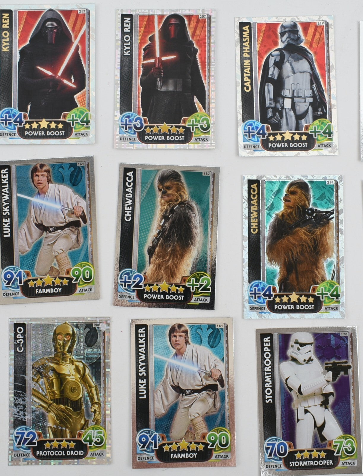 Topps Star Wars Force Attax Universe - Trading Cards Bundle, Tin + 50 Cards