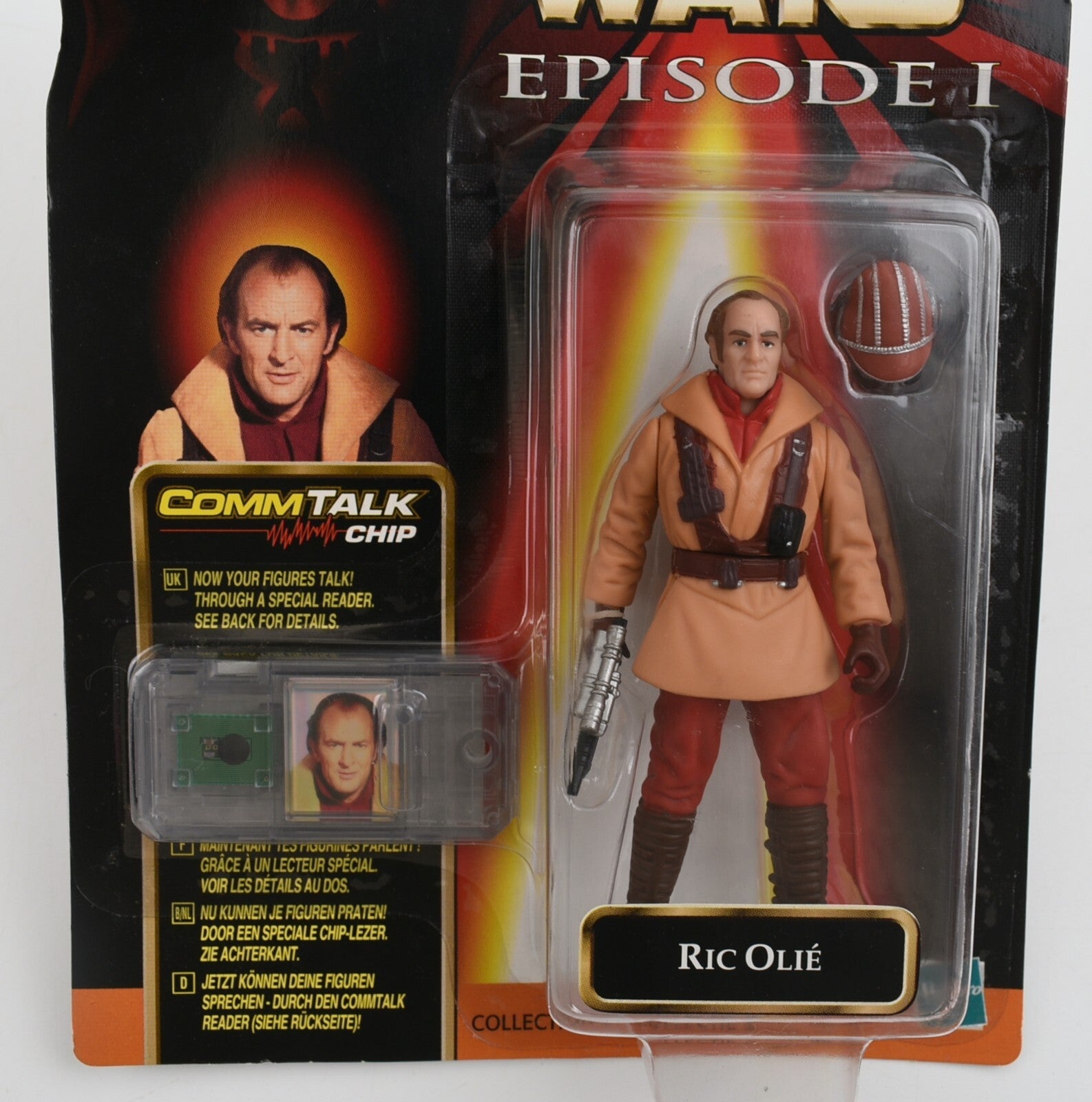 Star Wars: Episode I. ~ RIC OLIE figure (includes CommTalk chip), Hasbro 1999