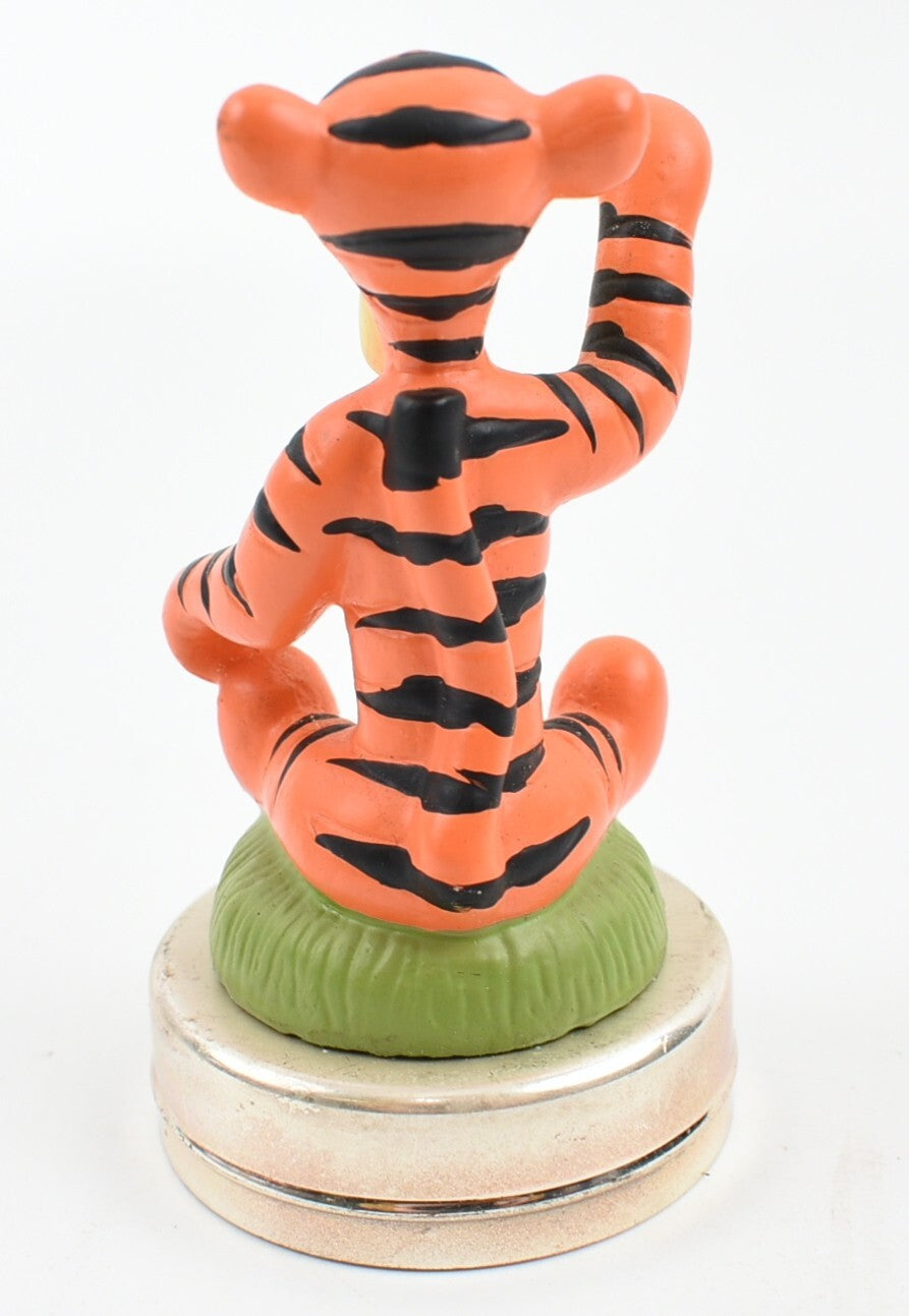 Disney Winnie The Pooh - TIGER - Hand Painted /Silver Plated Base, Collectable