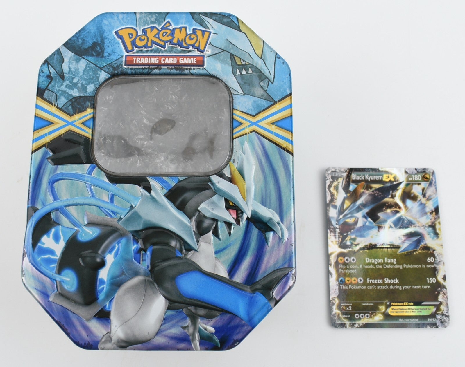 BLACK KYUREM - Pokemon Card in Original Matching Tin
