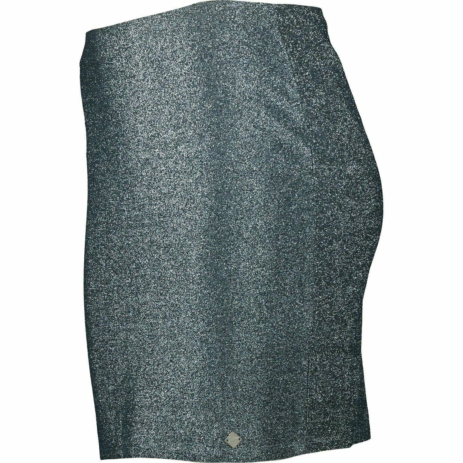 SUPERDRY Women's MIA Blue Sparkle Shimmer Skirt, size M / UK 12