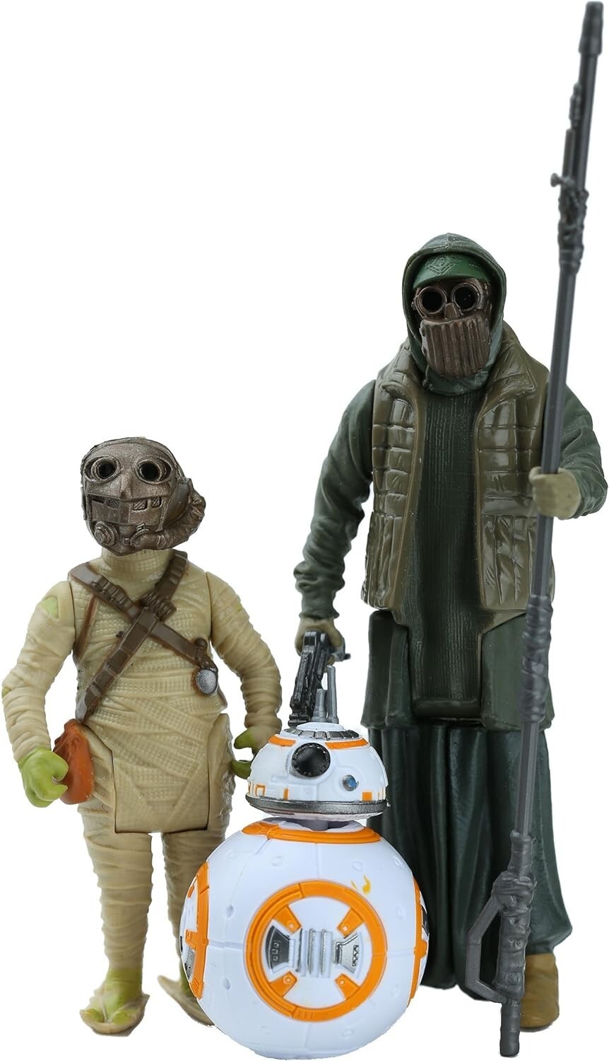 STAR WARS: The Force Awakens - BB-8 & UNKAR'S THUG & JAKKU SCAVENGER figures