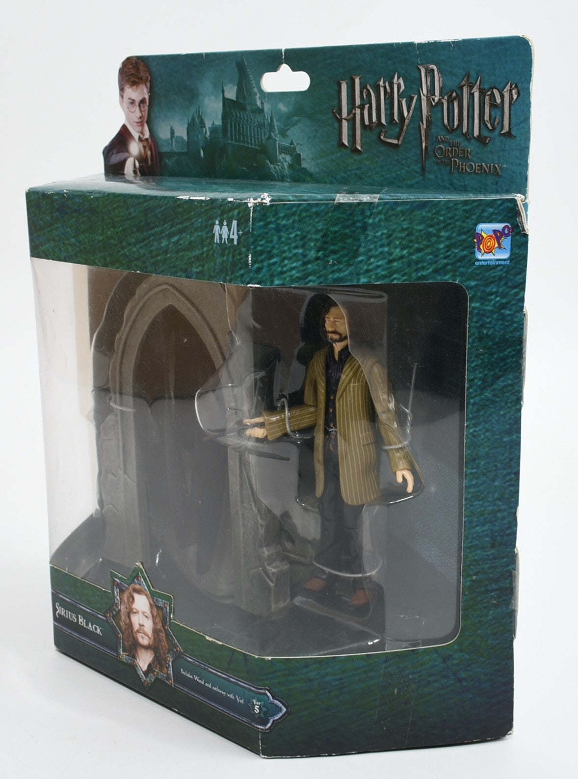 HARRY POTTER and the Order of the Phoenix - SIRIUS BLACK figure, Wand & Archway