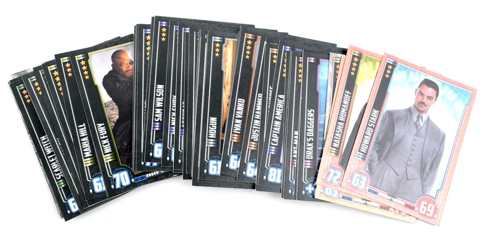 Topps Marvel Hero Attax ~ Trading Cards Bundle / Lot of 52 Cards